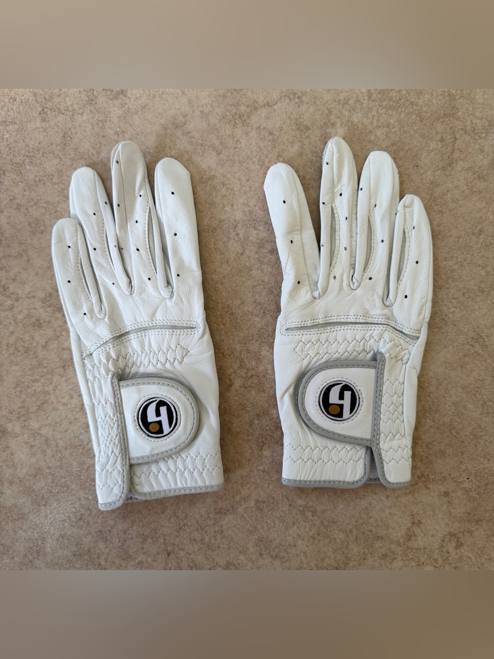 HJ Glove Durasoft Ladies size L Golf Glove, white leather, new
